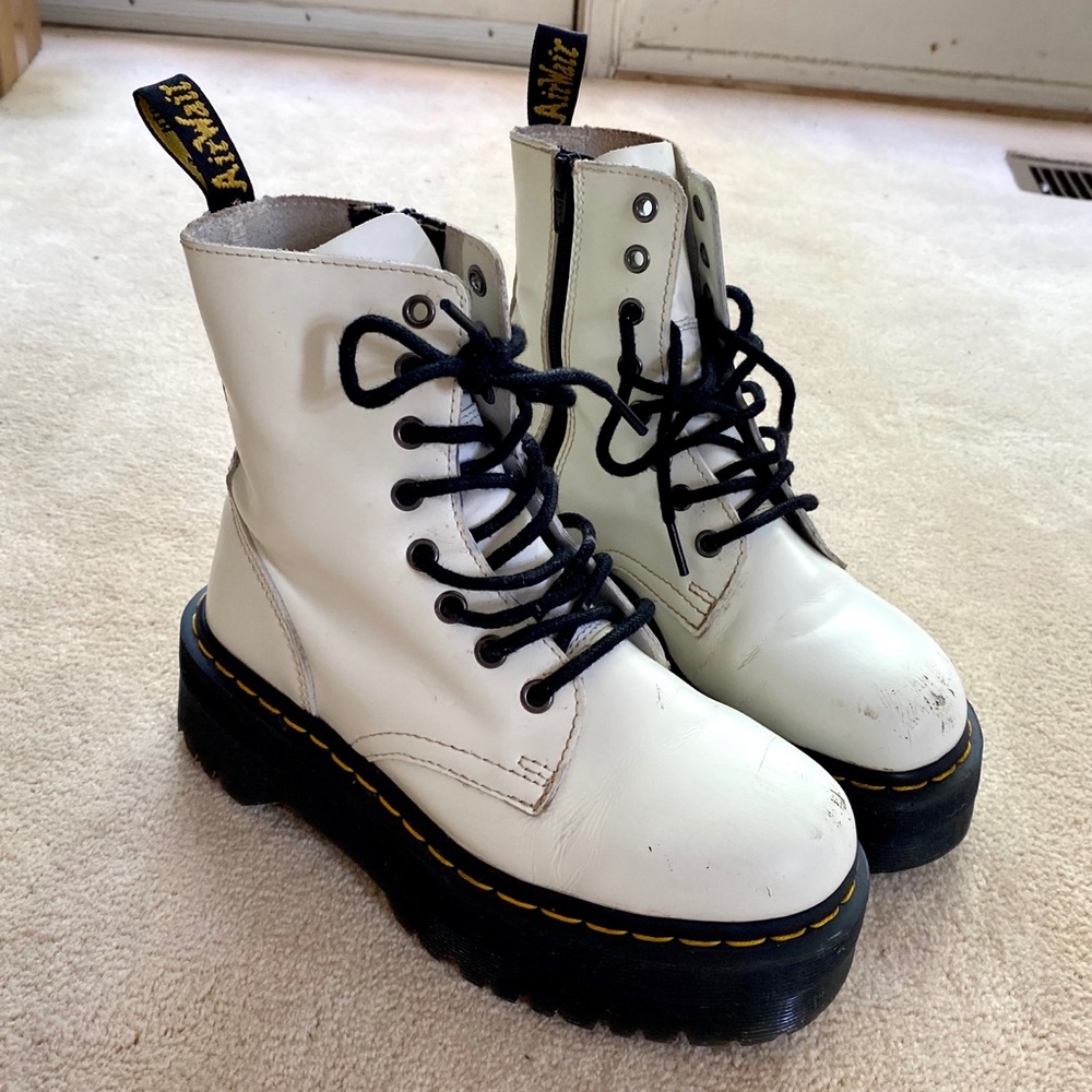 Dr. Martens Jadon Smooth Leather Platform Boots